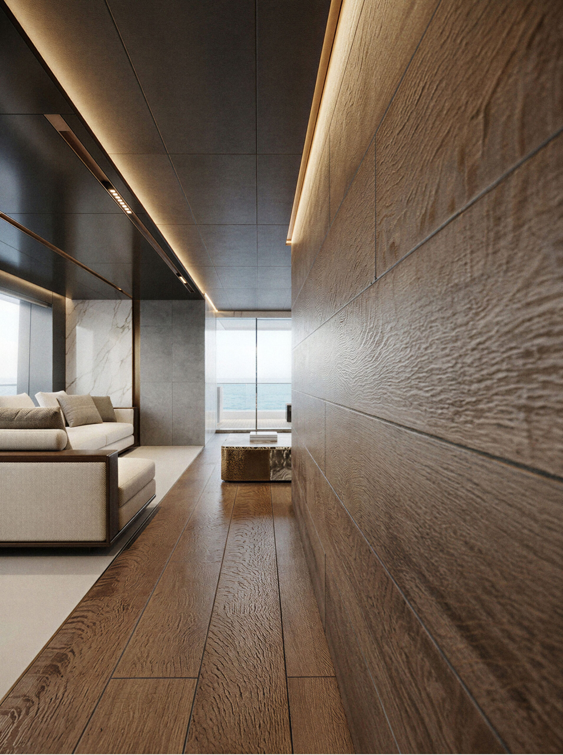 Beyond the floor. |:dOne material. One language.