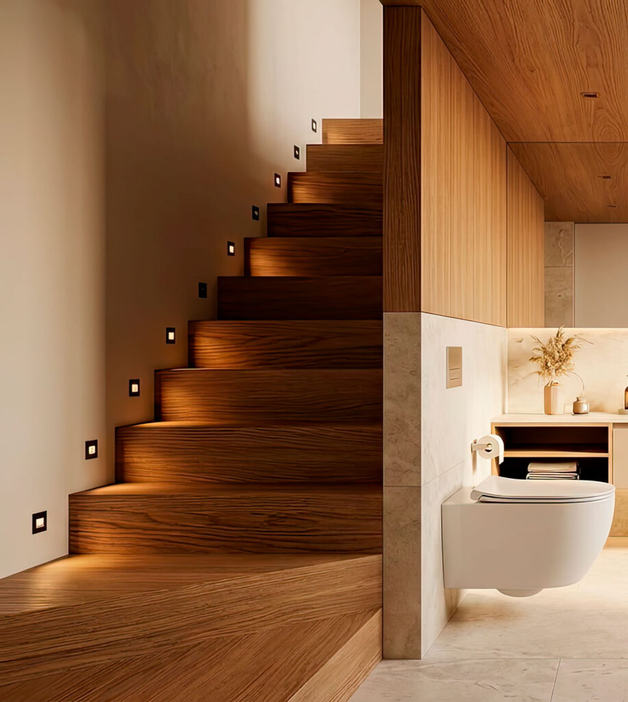 Stairs Cube Natural